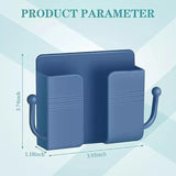 Pack of 2 Wall Mount Self-Adhesive Wall Storage Mobile Holder