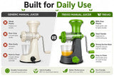 Portable Hand Juicer with Suction Base & Juice Cup