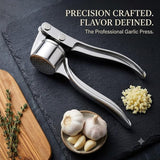 Stainless Steel Garlic Press Crusher