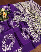 Linen cotton stylish saree
